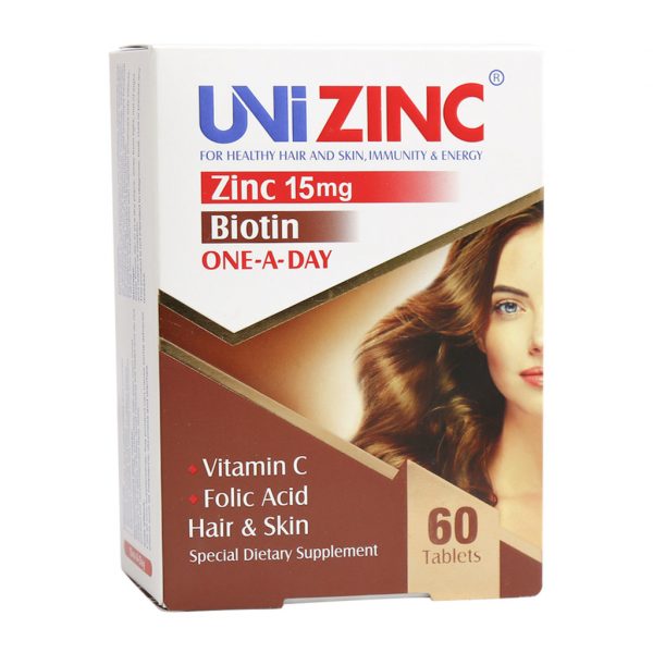 قرص یونی زینک Unizinc 60 عددی