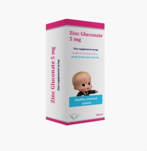 شربت زینک گلوکونات 5 Zinc Gluconate