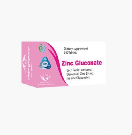 قرص زینک گلوکونات 15 Zinc gluconate
