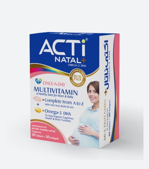 اکتی ناتال پلاس امگا Acti Natal Plus Omega3